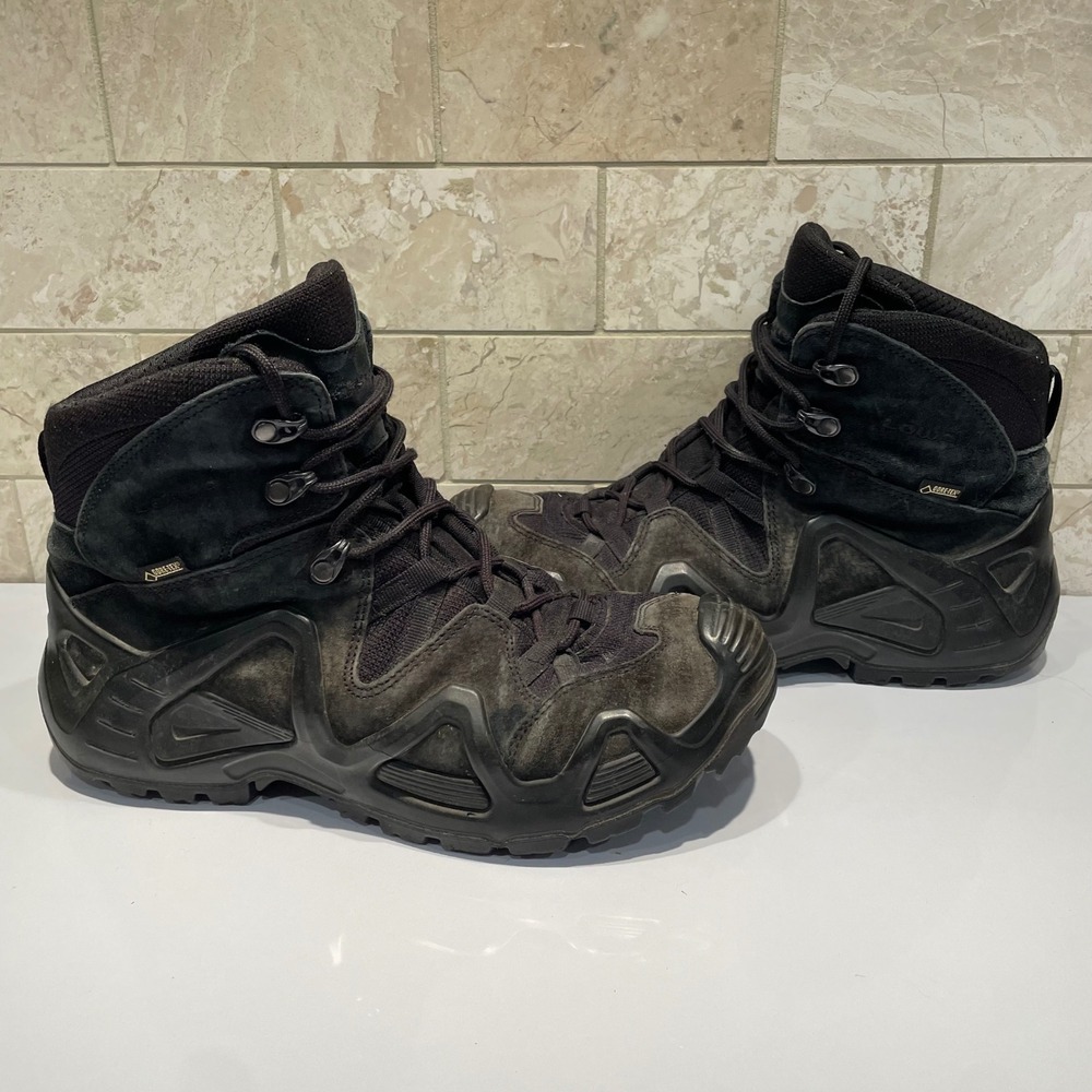 Lowa Zephyr GTX Mid TF Black Gore-Tex Tactical Hiking Boots Mens 10 310537 9999